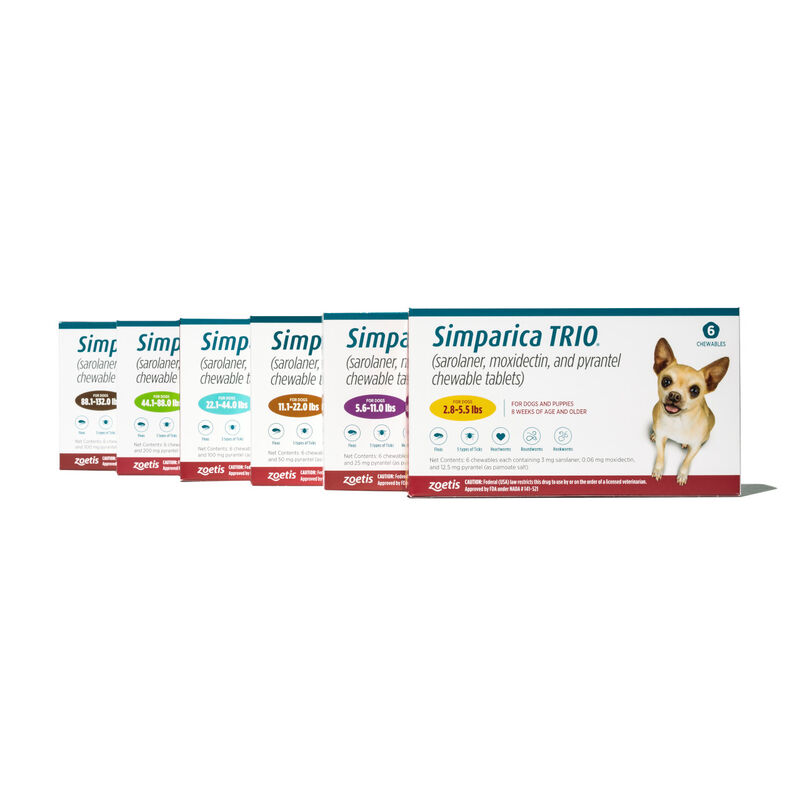 Simparica Trio®&nbsp;Chewables for dogs image number NaN