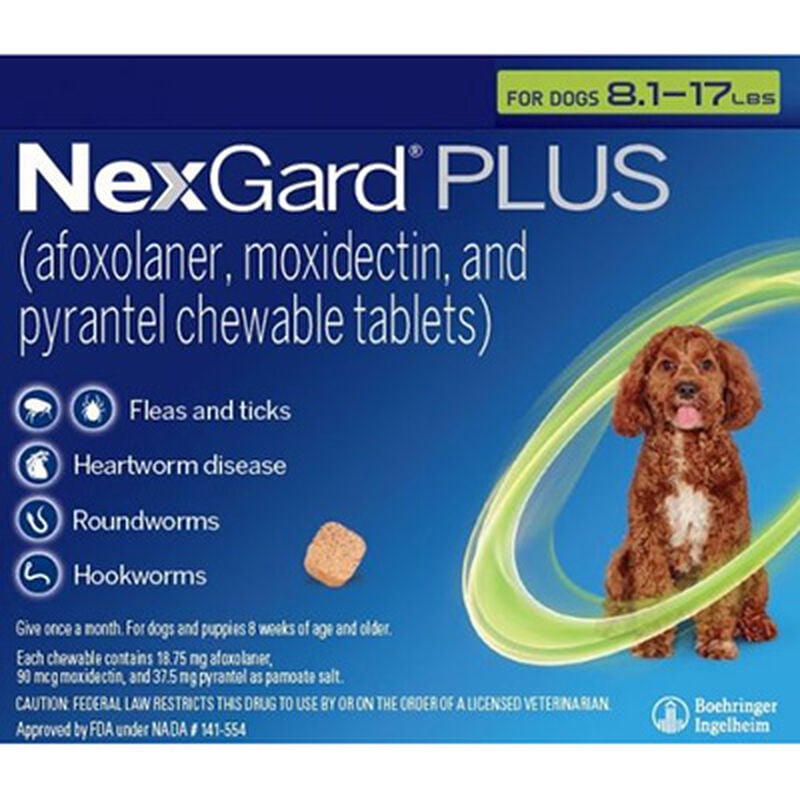 Nexgard&reg; PLUS Chews for Dogs image number NaN