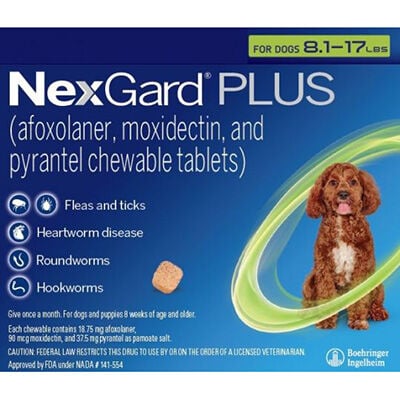 Nexgard&reg; PLUS Chews for Dogs