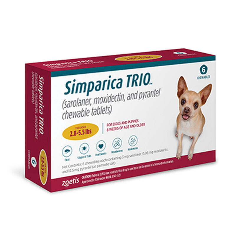 Simparica Trio&reg;&nbsp;Chewables for dogs image number NaN