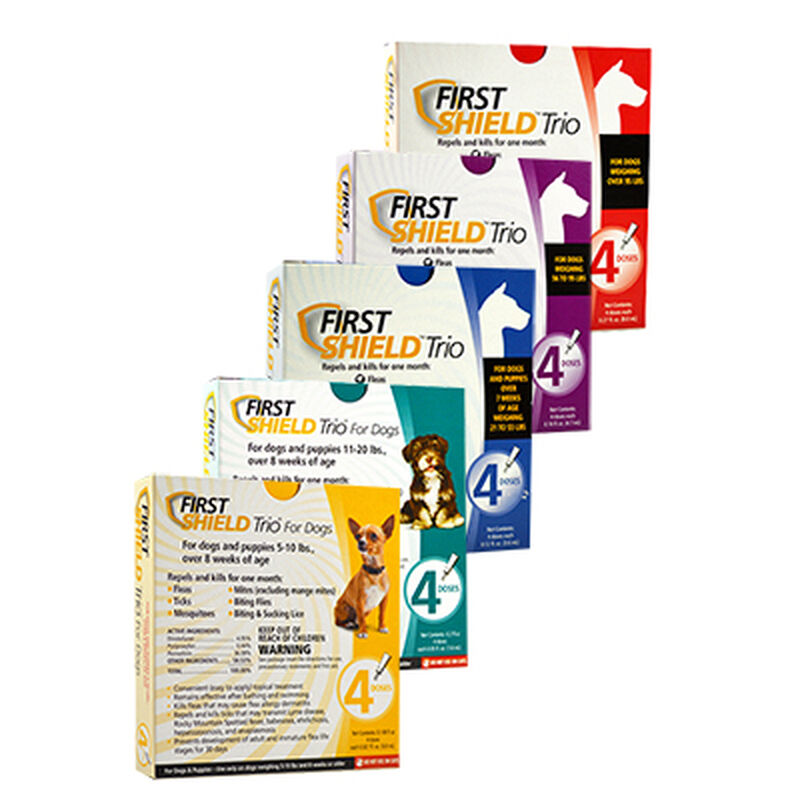 FirstShield&trade; Trio Topical Solution for Dogs image number NaN