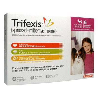 Trifexis&reg; (spinosad + milbemycin oxime) for dogs