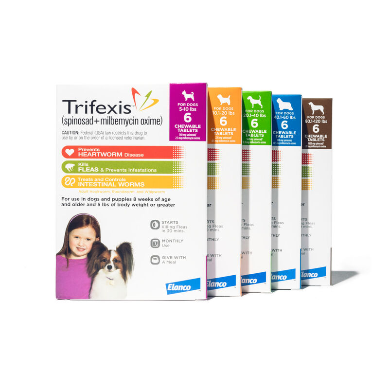 Trifexis® (spinosad + milbemycin oxime) for dogs image number NaN